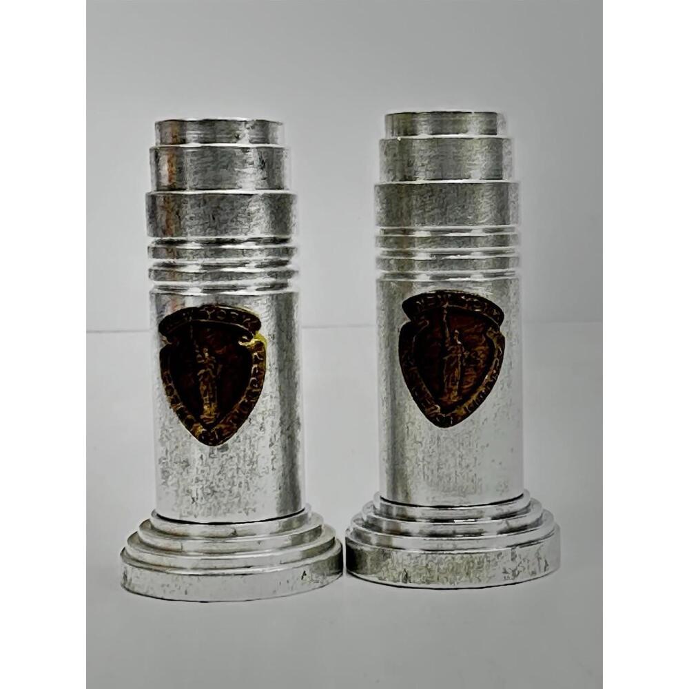 Vintage Aluminum New York Salt & Pepper Shakers Statue of Liberty‎ Souvenir